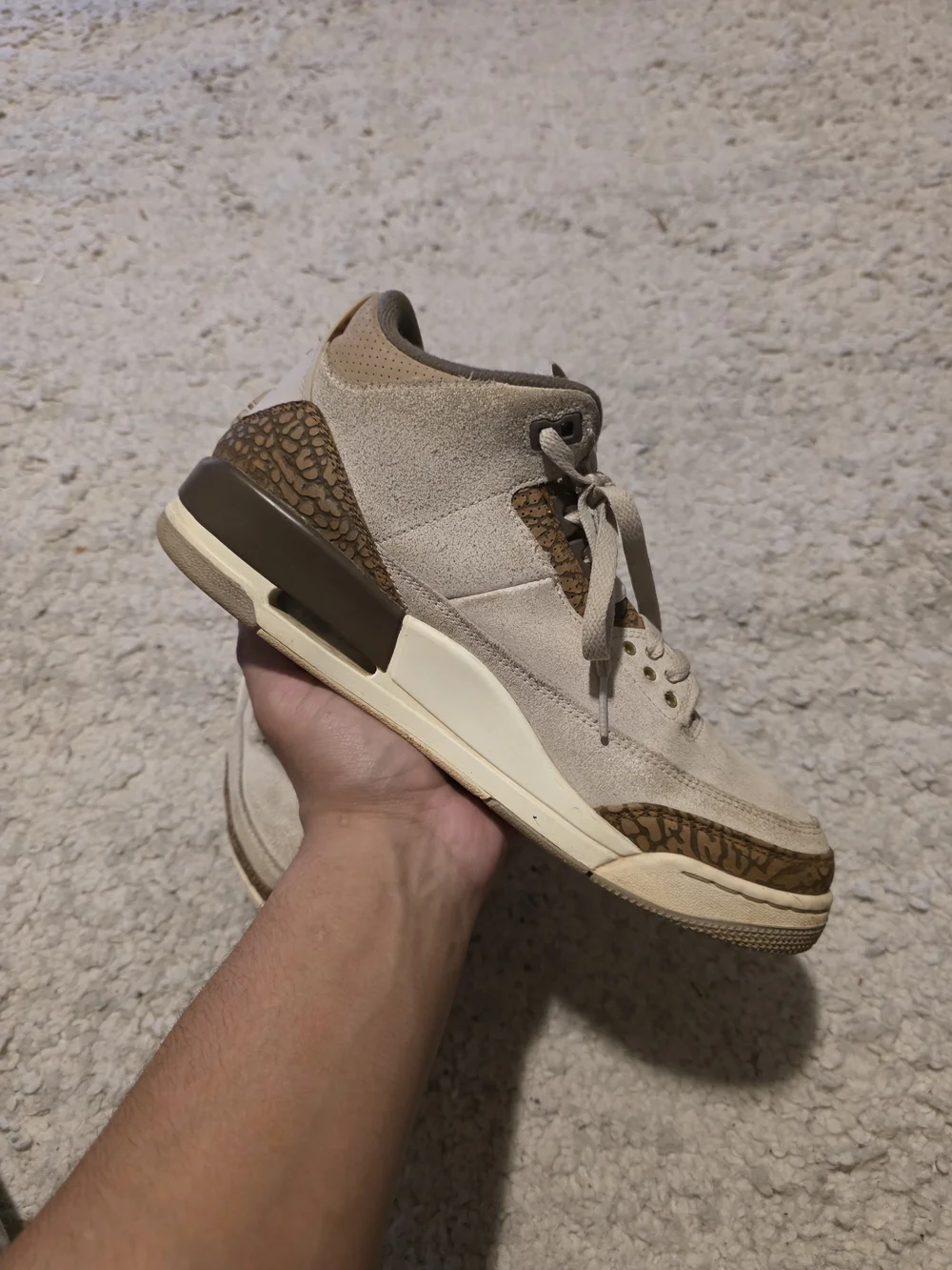 Jordan suede upper